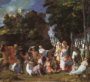 Giovanni Bellini Feast of the Gods oil on canvas